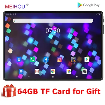 

10 inch tablet 4G LTE Dual Sim Card Phone Global Version Android 9.0 OS Octa Core WiFi GPS Wifi Tablet 10.1"+Free Gifts
