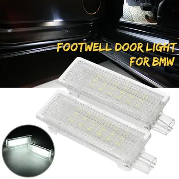 

2pcs Car Light For BMW 1 3 5-7 Series X3 X5 X6 Mini Cooper LED Door Polite Luggage Light Car Decoration Accessories