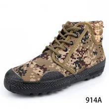 Военная камуфляжная износостойкая резиновая защитная обувь рабочие сельскохозяйственные садовые рабочие кроссовки Нескользящие горные альпинистские ботинки