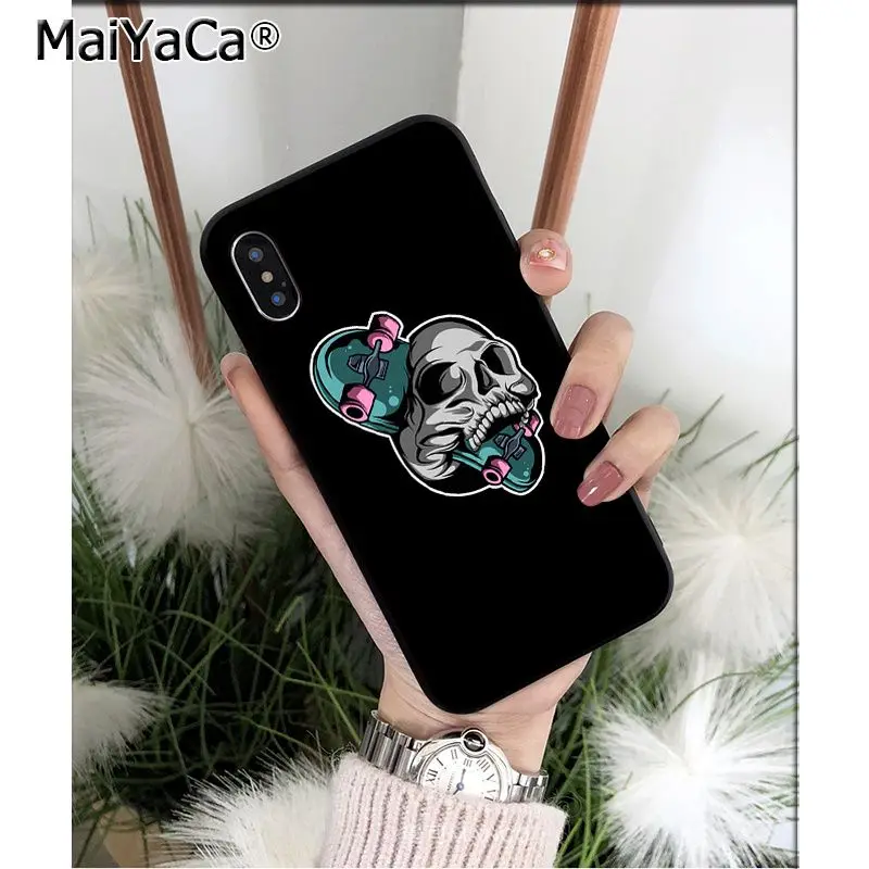 Skateboard Skull Skeleton