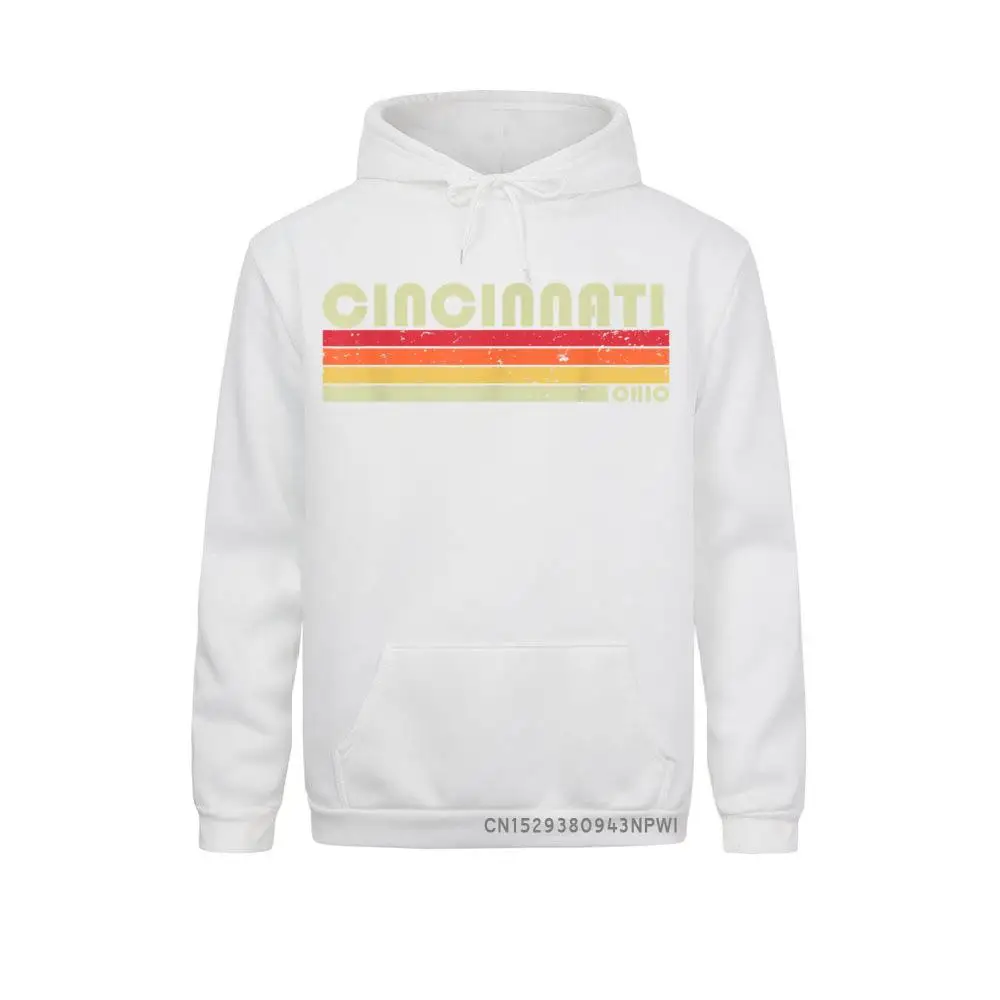CINCINNATI OH OHIO Funny City Home Roots Gift 70s 80s Pullover Group Sweatshirts High Quality Youth Hoodies Fitness Hoods