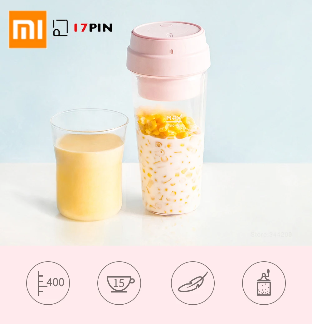 

Xiaomi17PINjuicer smoothie blender fruit juicer electric juicer kitchen tools orange lemon squeezer fruit juice pressing 5