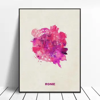 

Abstract Rome Canvas Print Wall Art Poster Picture Modern Bedroom Living Room Decoration No Frame