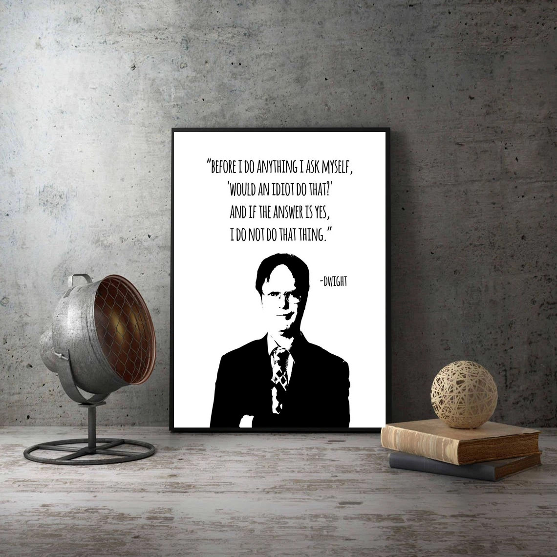 Dwight Schrute Idiot Quote The Office Tv Show Dwight Schrute Idiot Quote Print, Holiday Gift, Gift For  Him, Gift For Mom, Gift For Dad, Grad Gift|Painting & Calligraphy| -  Aliexpress
