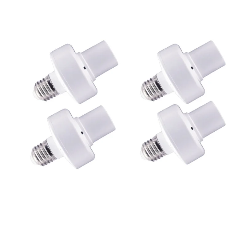 4 PCs WiFi умный светильник, адаптер, держатель лампы, база, AC Smart Life/Tuya, беспроводное Голосовое управление с Alexa Google Home E27 E26 85-265 в - Цвет: 4 PCs