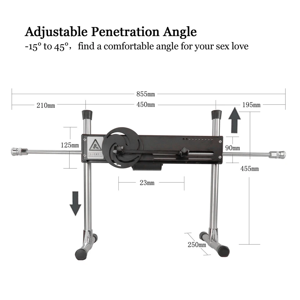 FREDORCH 2020 New premium Sex Machine Quiet stable Support Double Rod Wire/Remote/Dual Control Vers