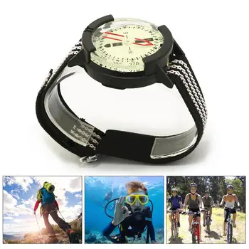 

Outdoor Wristwatch Compass Professional Diving Waterproof Navigator Digital Watch Scuba Compass For Swimming Camping Hiking Tool