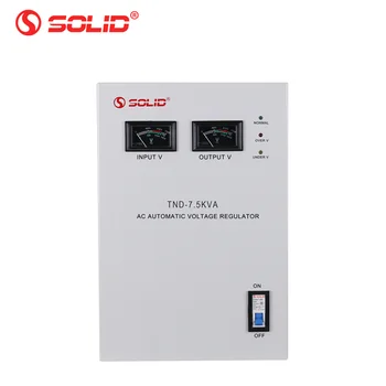 

SOLID TND-7.5KVA 10KVA Single Phase Voltage Regulator Stabilizer Servo Motor Type Reasonable Price