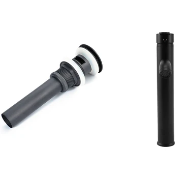 

1Pcs Stainless Steel Paint Faucet Bathroom Basin Faucet & 1Pcs Basin Wash Basin Deodorant Leakage Plug Drain Pipe