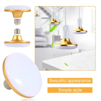 

Energy Saving Lamp E27 220V Ufo 12W/18W/24W/36W/50W Bright Lighting Globe Light Bulb Spotlight PP + PC Ecominic Durable 6500K