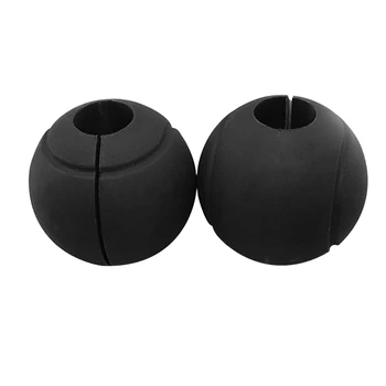 

2pcs Multipurpose Gym Weight Lifting Barbell Grip Balls Anti Slip Muscle Training Sport Accessories Silicone Dumbbell Adapter