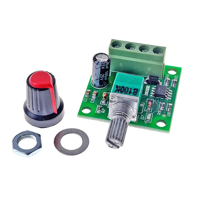 30W 2A DC 1.8V -15V PWM 모터 속도 컨트롤러 레귤레이터 저전압 팬 속도 제어 스위치 PWM 조정 가능한 드라이브 5V 12V