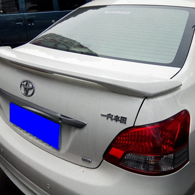 Для Yaris спойлер высокого качества ABS Материал заднее крыло автомобиля праймер