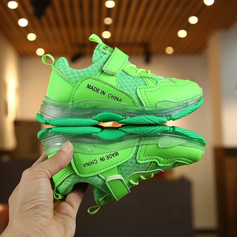 

Spring Autumn Kids Shoes 2019 Fashion Mesh Casual Children Sneakers For Boy Girl Toddler Baby Breathable Sport Shoe