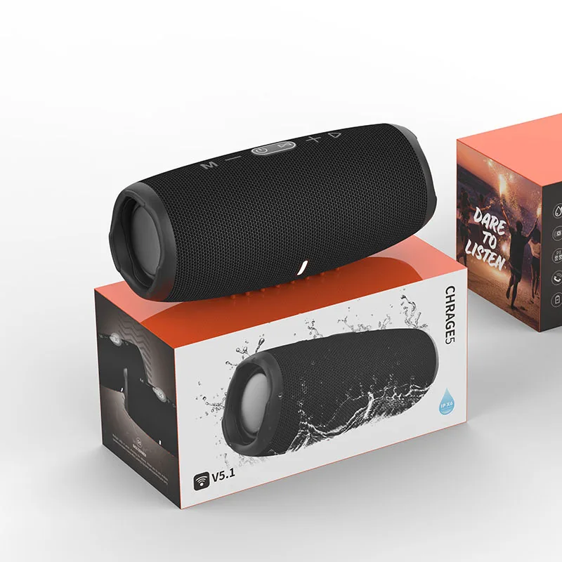 FM-радиоприемник портативный динамик Bluetooth водонепроницаемый TWS бумбокс сабвуфер