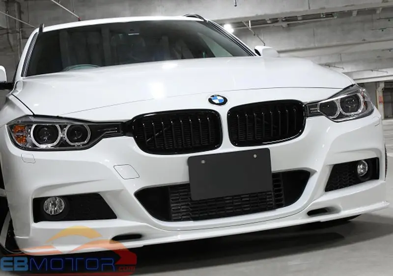 3D Style Front Lip Spoiler for BMW F30 3 Series M Sport Mtec bumper 2012UP