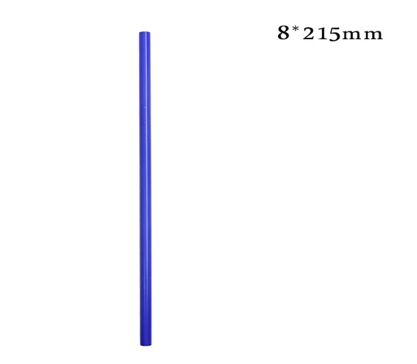 Reusable Stainless Steel Straw Induction Temperature Color Change drinking Straw with cleaner brush - Цвет: 8mm