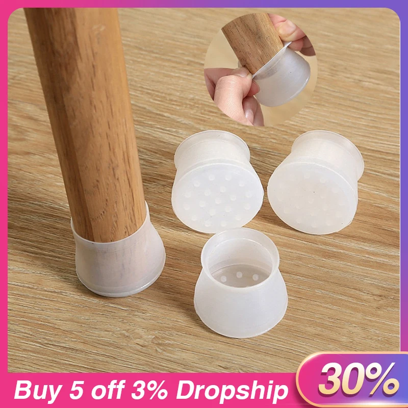 Furniture Table Chair Leg Floor Feet Cap Cover Protector Feet Pads Non