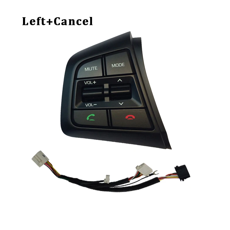 Многофункциональная кнопка рулевого колеса для hyundai CREATA 1,6 L IX25 Trip Cruise control пульт дистанционного управления громкостью с кабелем - Цвет: IX25 1.6 L C