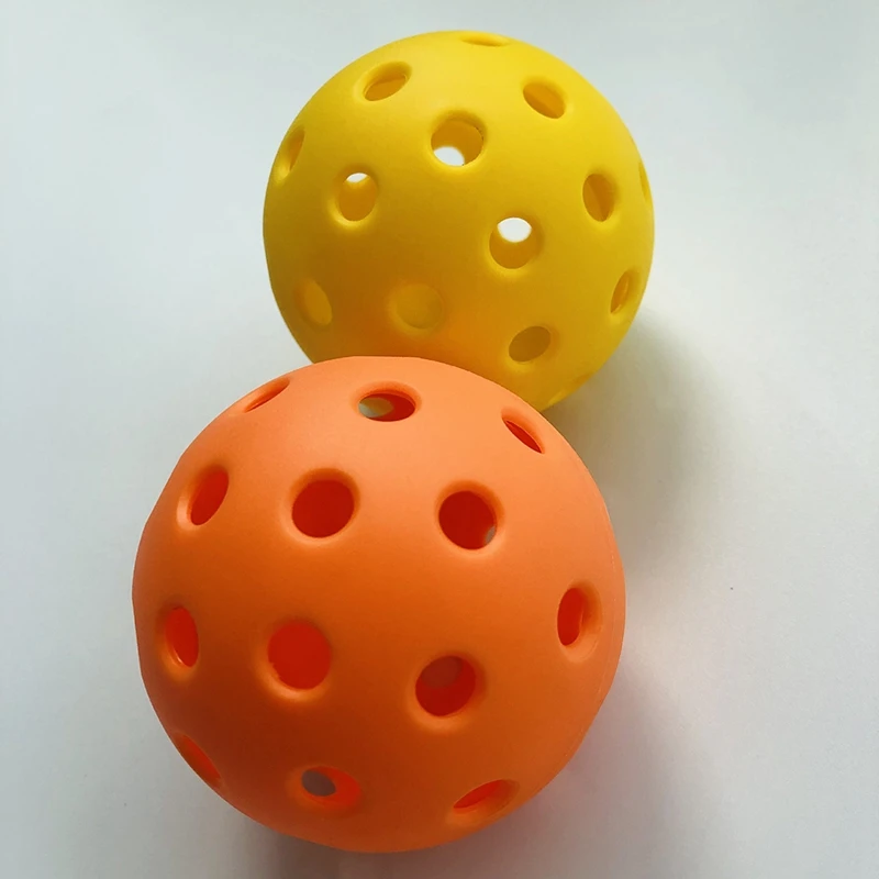 Pickleball желтый Крытый выщипывающий шар с 26 отверстиями оранжевый открытый выщипывающий шар с 40 отверстиями
