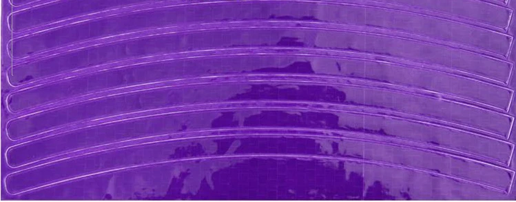 purple 26 дюймов наклейки для горного велосипеда, светоотражающие наклейки для велосипедных шин, аксессуары для верховой езды, оборудование - Цвет: purple