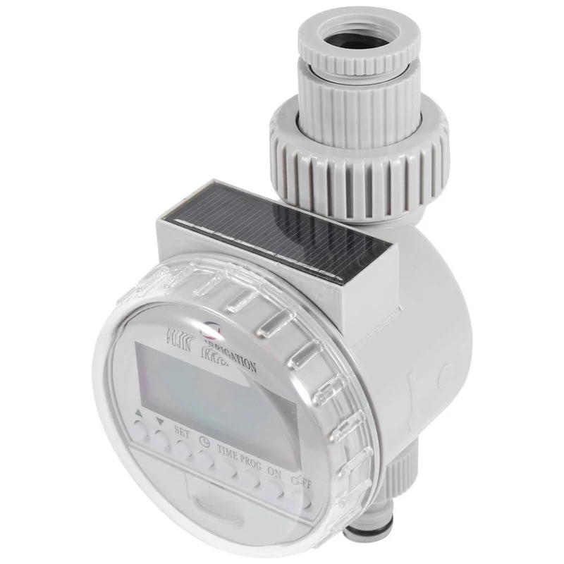 1pcs Mayitr Garden Watering Timer Solar Digital LCD Auto Watering Timer Water saving Irrigation Controller Garden Water Timers