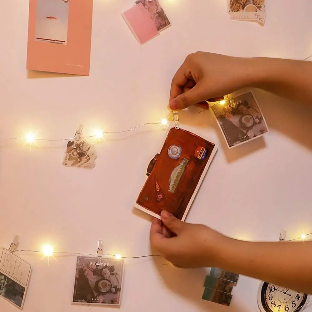 HUIRAN DIY светодиодный зажим для карт демонстрация фотографии картины огни гирлянда Рождественская Свадебная вечеринка украшение комнаты настенный Декор