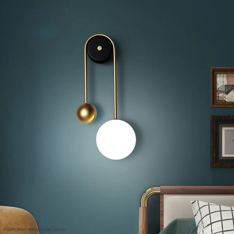 

Luxury Living Room Wall Lamp Pendulum Light Simple Corridor Bedroom Head A Bed