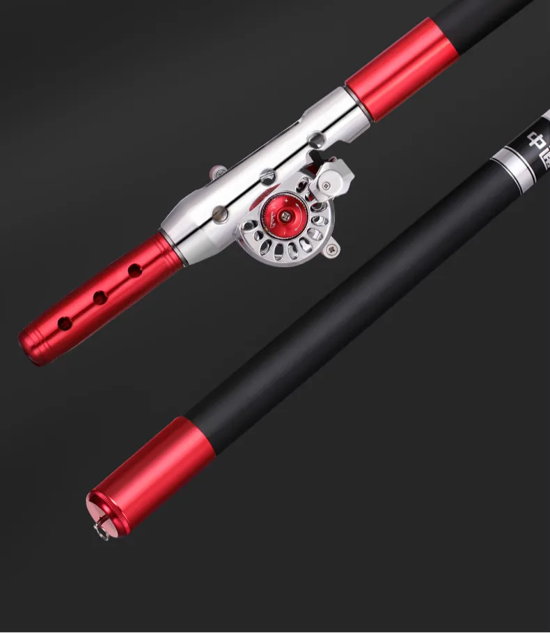 4.5m-9m Carbon Hollow Poles Hand Rod Stream Olta Spinning Position Canne Vara De Pesca and Wheel Telescopic Peche Fishing Tackle