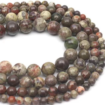 

Oameusa Natural Round Flower Agates Beads Loose Beads For Jewelry Making Spacer Beads Accessories Diy Make