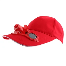 2 шт Бейсбол Гольф Прохладный солнечный вентилятор шляпа Кепка для наружного кемпинга путешествия спорта