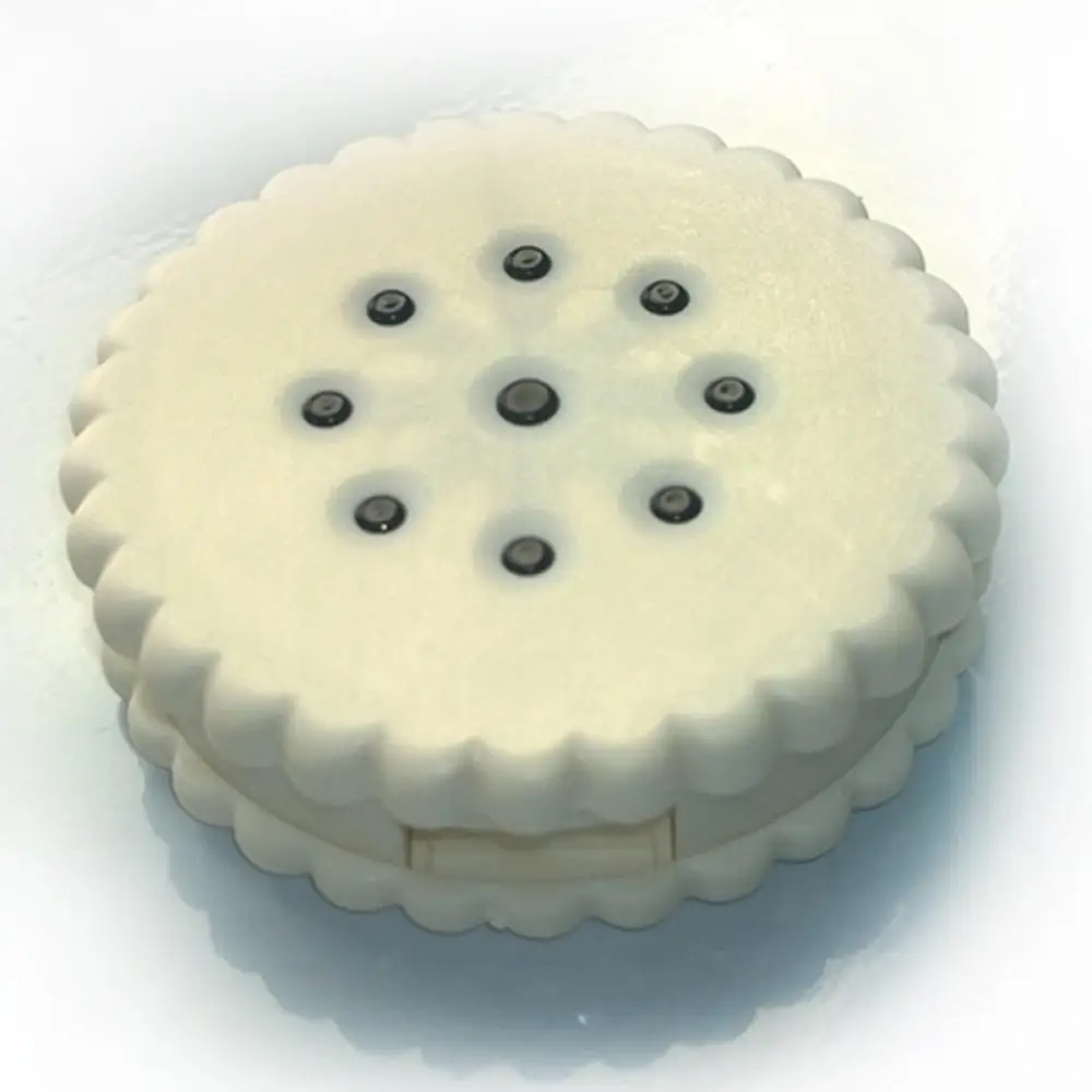 Cookies white Горячая 1 шт. 7,6x2,9 см очки для Путешествия контактные линзы коробка мраморные цветные контактные линзы чехол для ухода за глазами набор держателя высокого качества - Цвет: Cookies white