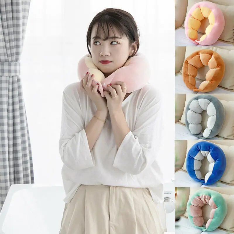 Подушка для путешествий Memory Foam u-образная подушка для шеи мягкая подушка для отдыха