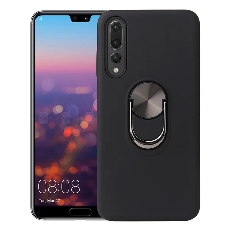 P20 P30 чехол для huawei P20 P30 Lite Pro роскошный противоударный чехол для телефона с кольцом на палец, чехол, задняя крышка, автомобильный Магнитный кронштейн, чехол