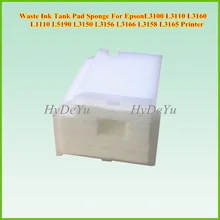 1 компл. Чер, черни, чернила. Бак, губ, губка для Epson L3100 L3110 L3160 L1110 L5190 L3150 ET 2720 ET 2710 ET 4700 коробка для технического обслуживания