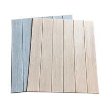 3D наклейки на стену модель древесины библиотека Гостиная Телевизор задний фон на стену самоклеящиеся Водонепроницаемый для предупреждения столкновений творческий