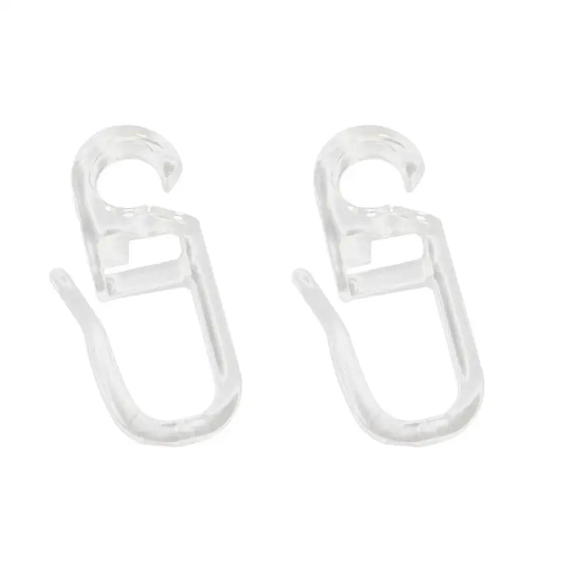 Curtain Hooks 50pcs Bed Curtain Special Hook Accessories Hanging Ring Roll Roller Blind Sliding