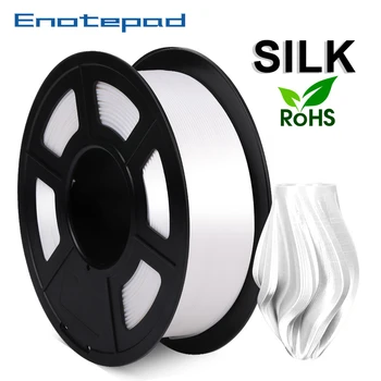 

Enotepad Fast Shipping 1.75MM 3D Filament SIlk PLA 1kg Silk PLA 3D Printer Filament Eco-friendly Materials With Vacuum Packaging