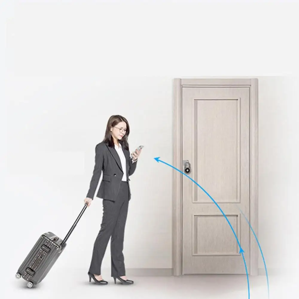 Fingerprint Padlock Electronic Smart Padlock Home Locker Anti-theft Fingerprint Lock Portable Smart Fingerprint Lock