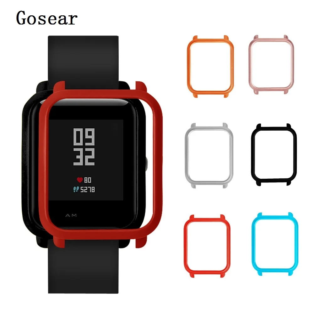 Gosear умный защитный чехол тонкая рамка PC защитная оболочка для Xiaomi Huami Amazfit Bip