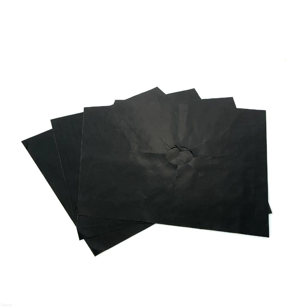 Reusable Non-stick Foil Gas Range Stove top Burner Protector Liner Cover