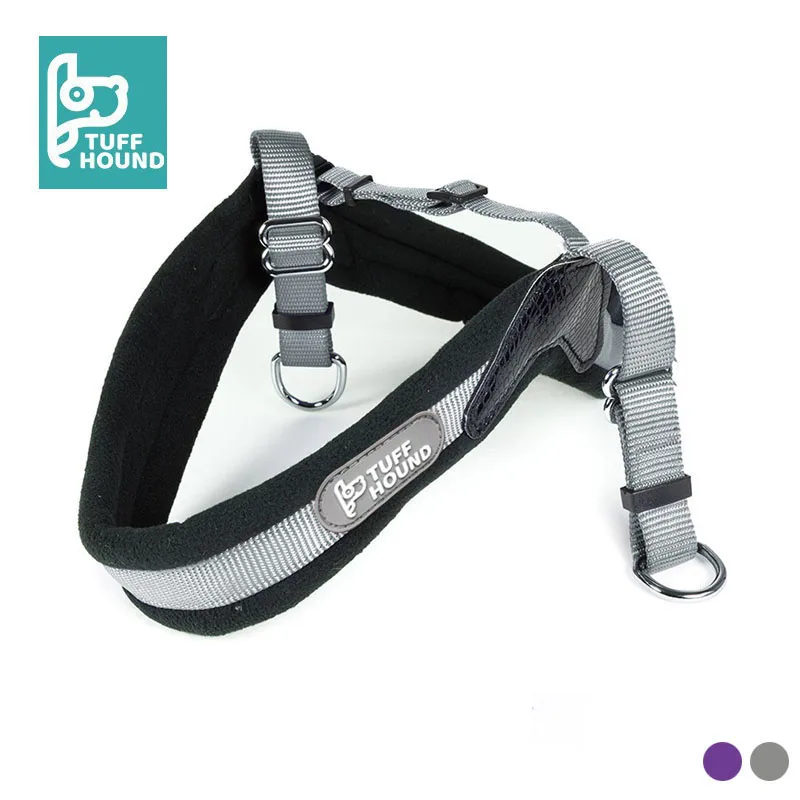 

TUFF HOUND No Pull Pet Dog Harness Small Large Reflective Pet Cat Harness Nylon Bulldog Chihuahua Car Dog Belt Dropshipping