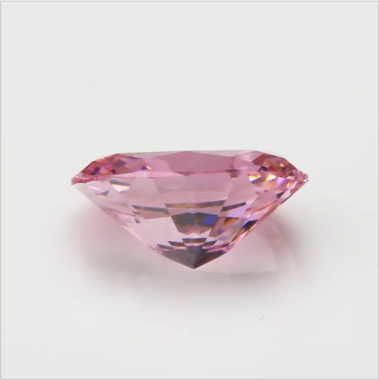 Loose Gemstones Unheated 56.58ct VVS Pink Zircon 18X25mm Oval Cut AAAA+