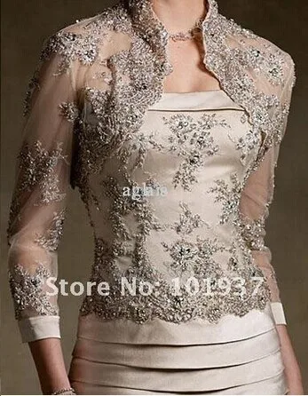 На заказ, Аппликации, бисероплетение, vestido de festa, дизайн, сексуальные,, длинные платья для матери невесты с жакетом