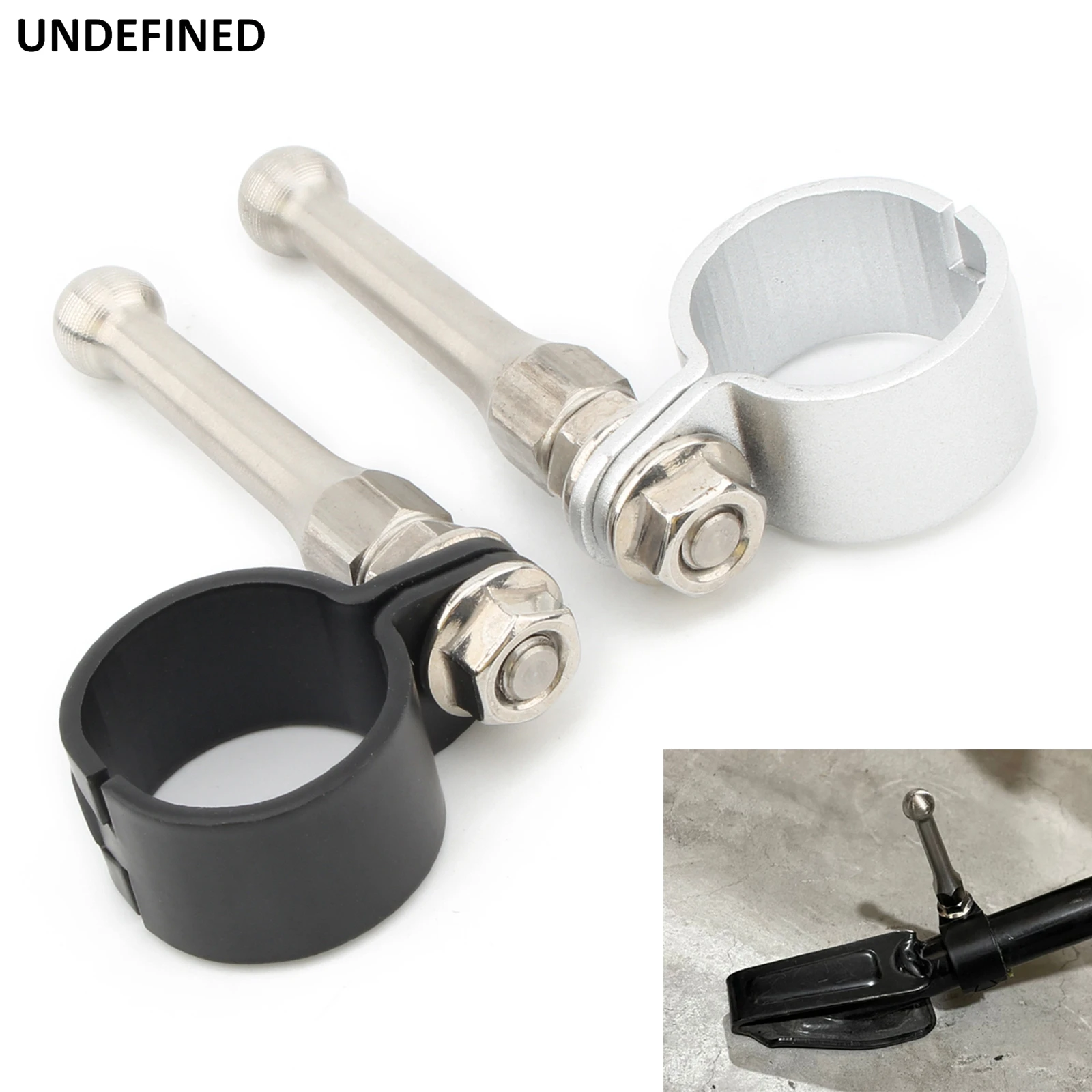 Motorcycle Stand Kickstand Extension Kit Foot Pedal Side Support for Harley Honda Yamaha Suzuki