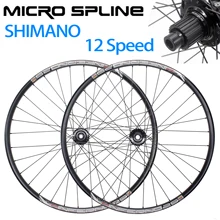12 Speed MICRO SPLINE Hub XT M8100 M7100 32H 100/110x15MM 142/148x12mm 29er XC Mountain Bike Wheelset BOOST 148MM