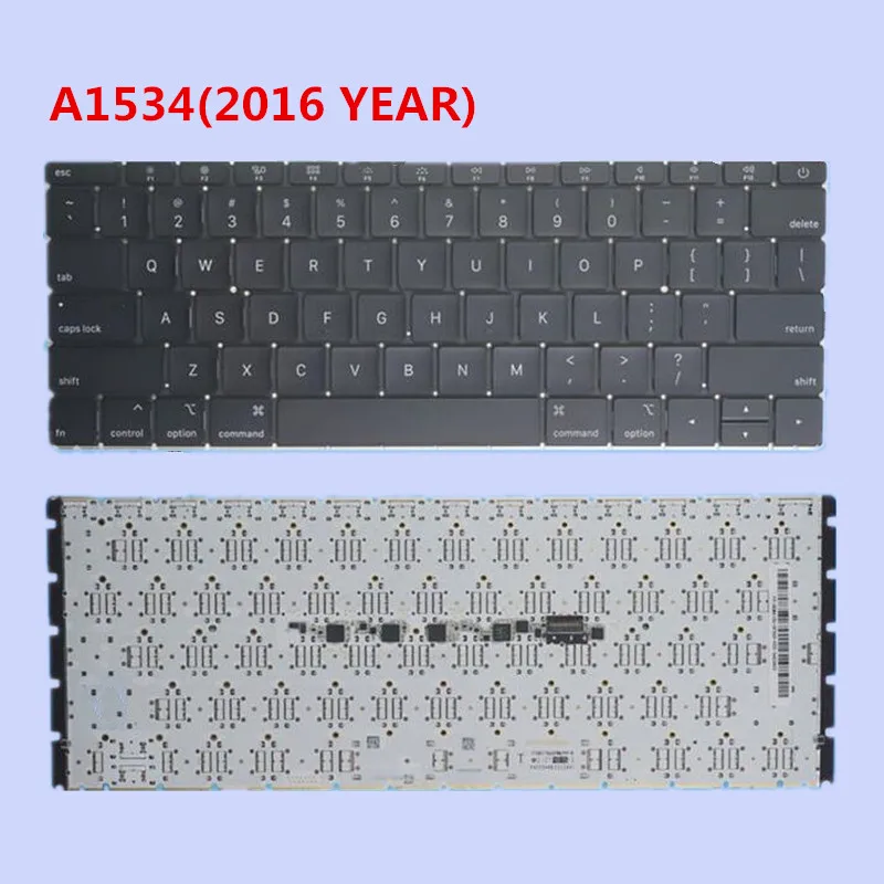 2016 year Новая Оригинальная клавиатура для ноутбука APPLE Macbook Pro A1706 A1707 A1708 A1534 - Цвет: 2016 year
