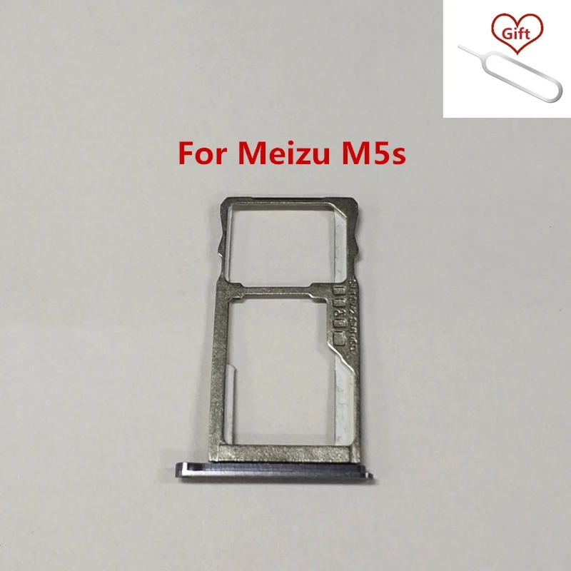 Для Meizu M5s лоток для sim-карты держатель Слот для карт адаптер для Meizu Meilan 5s запасные части