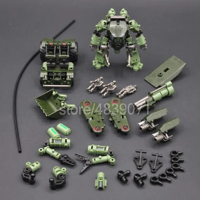 Green RIHIO фигурка игрушка Multiabyss MM002 Defender Строительный набор универсальная модель машины деформация ко трансформация - Цвет: Green