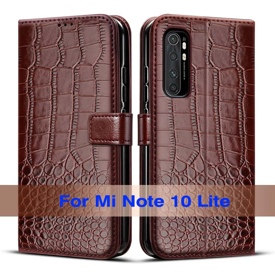 For Xiaomi Mi Note 10 Lite Case Cover flip Silicone TPU Phone Case For Xiaomi Mi Note10 Lite Note10 10Lite Case with card slots xiaomi leather case glass Cases For Xiaomi